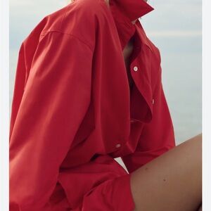 The Everything Shirt - Cherry Red - Sold Out NYC